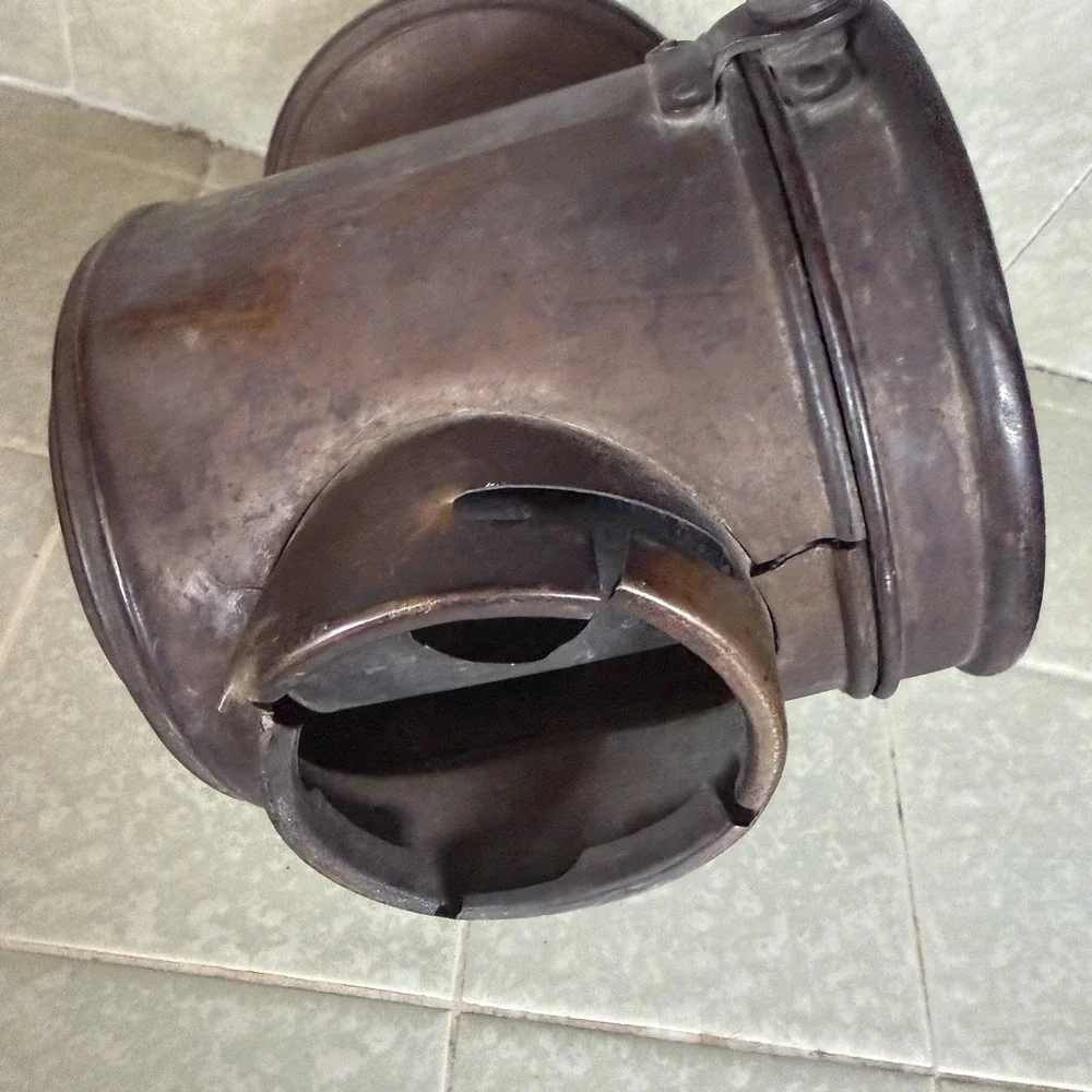 Antique Dietz Union Kerosene Driving Lamp Lantern Circa 1906 Side Mounts CLAMP